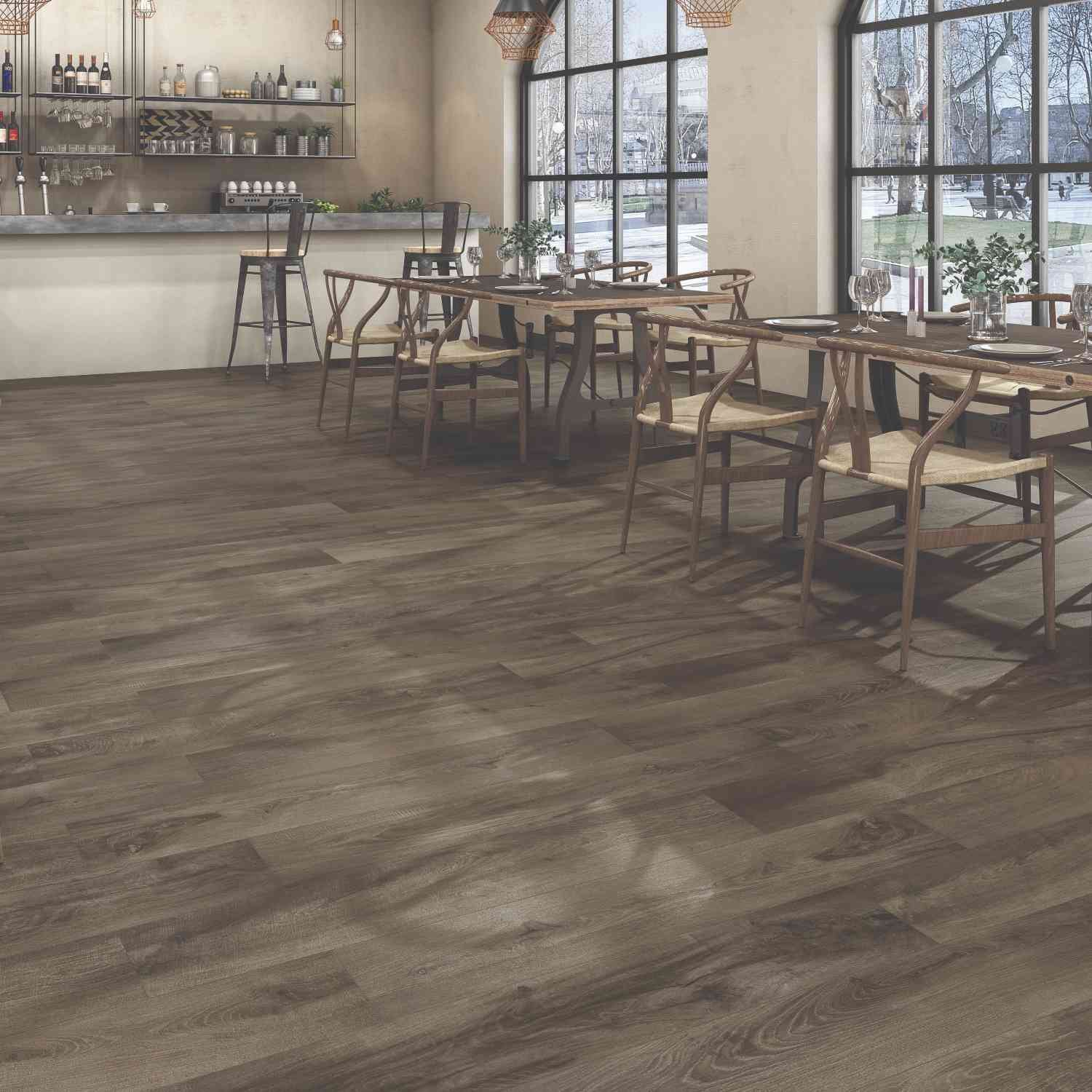 Porcelain flooring