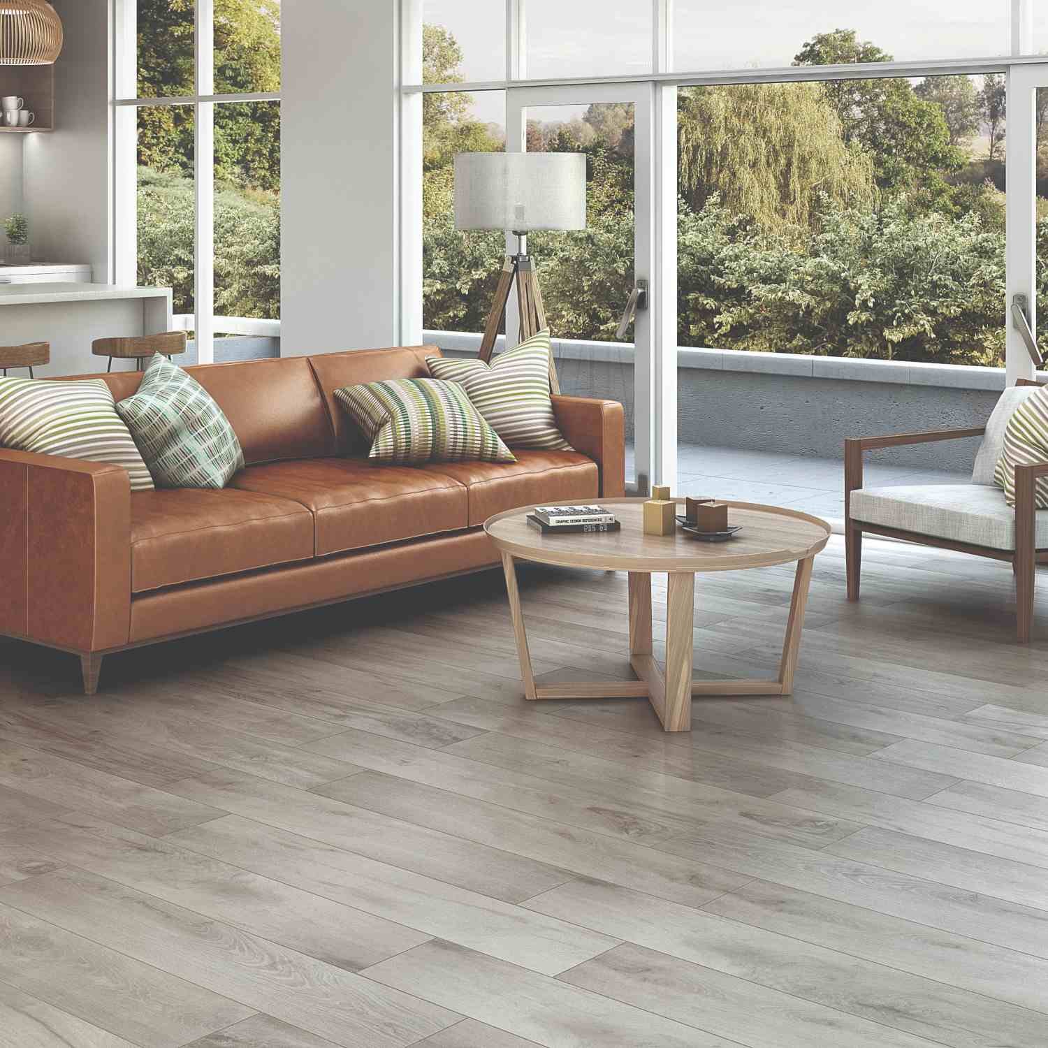 Porcelain flooring