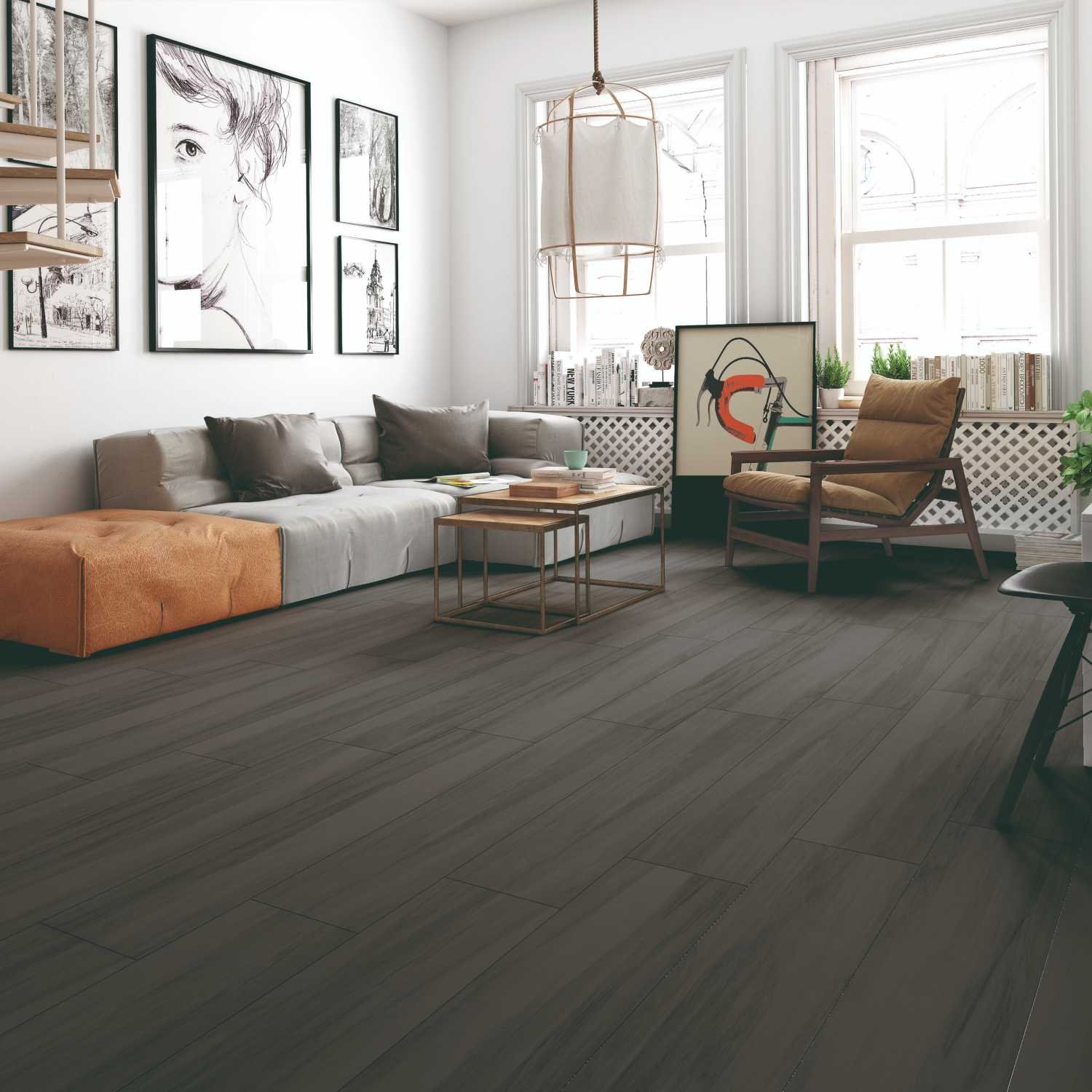 Porcelain flooring