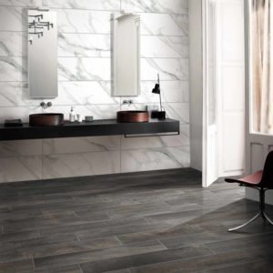Porcelain flooring