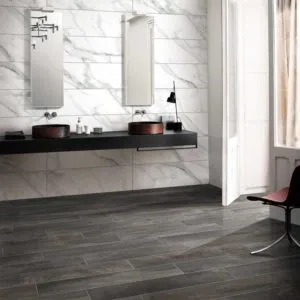 Porcelain flooring