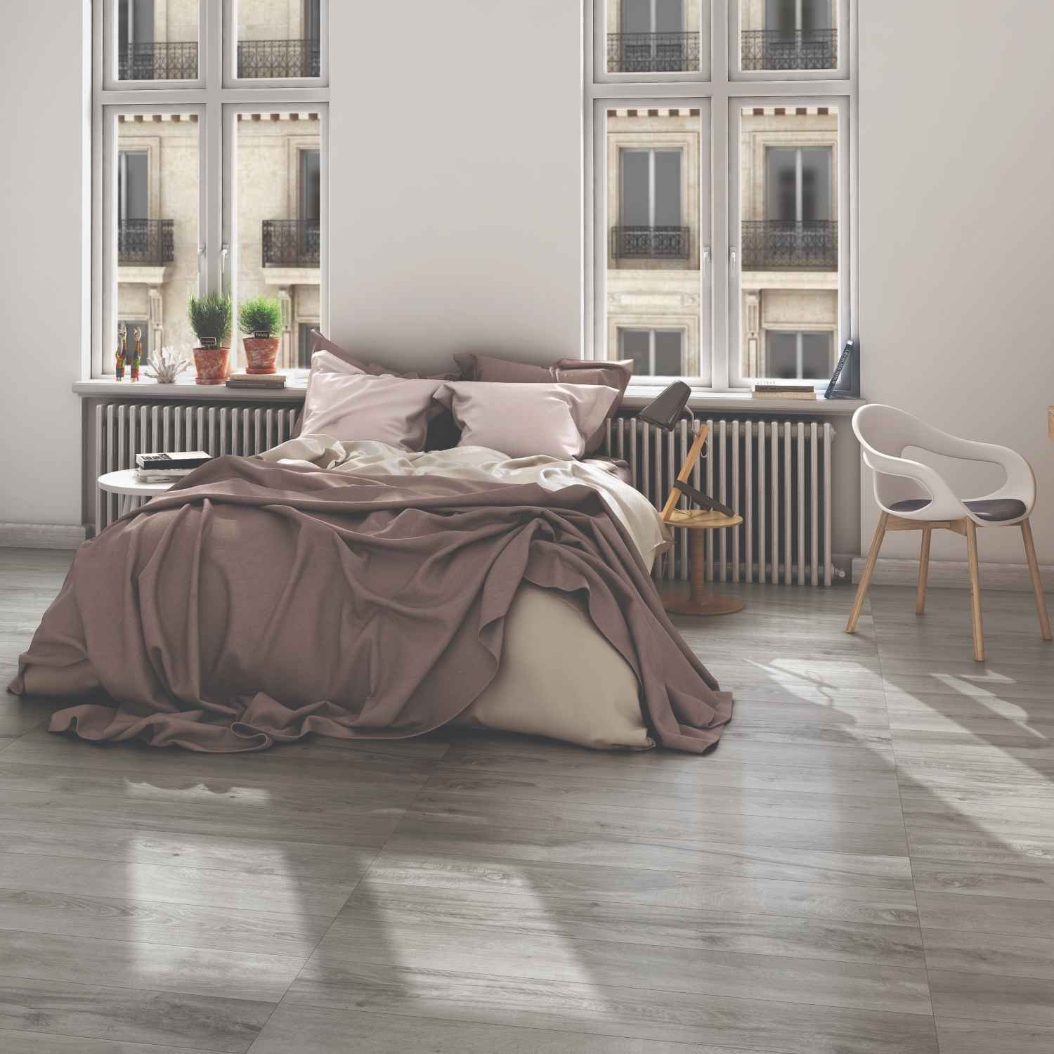 Porcelain flooring