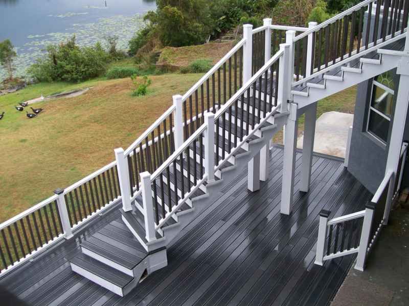 Deck de madera Westminster gris