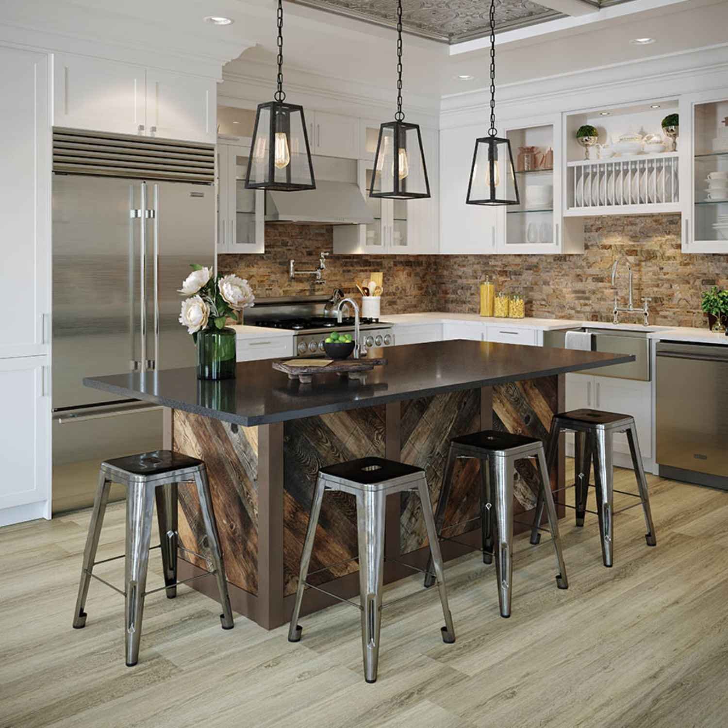 SPC flooring Bush oak